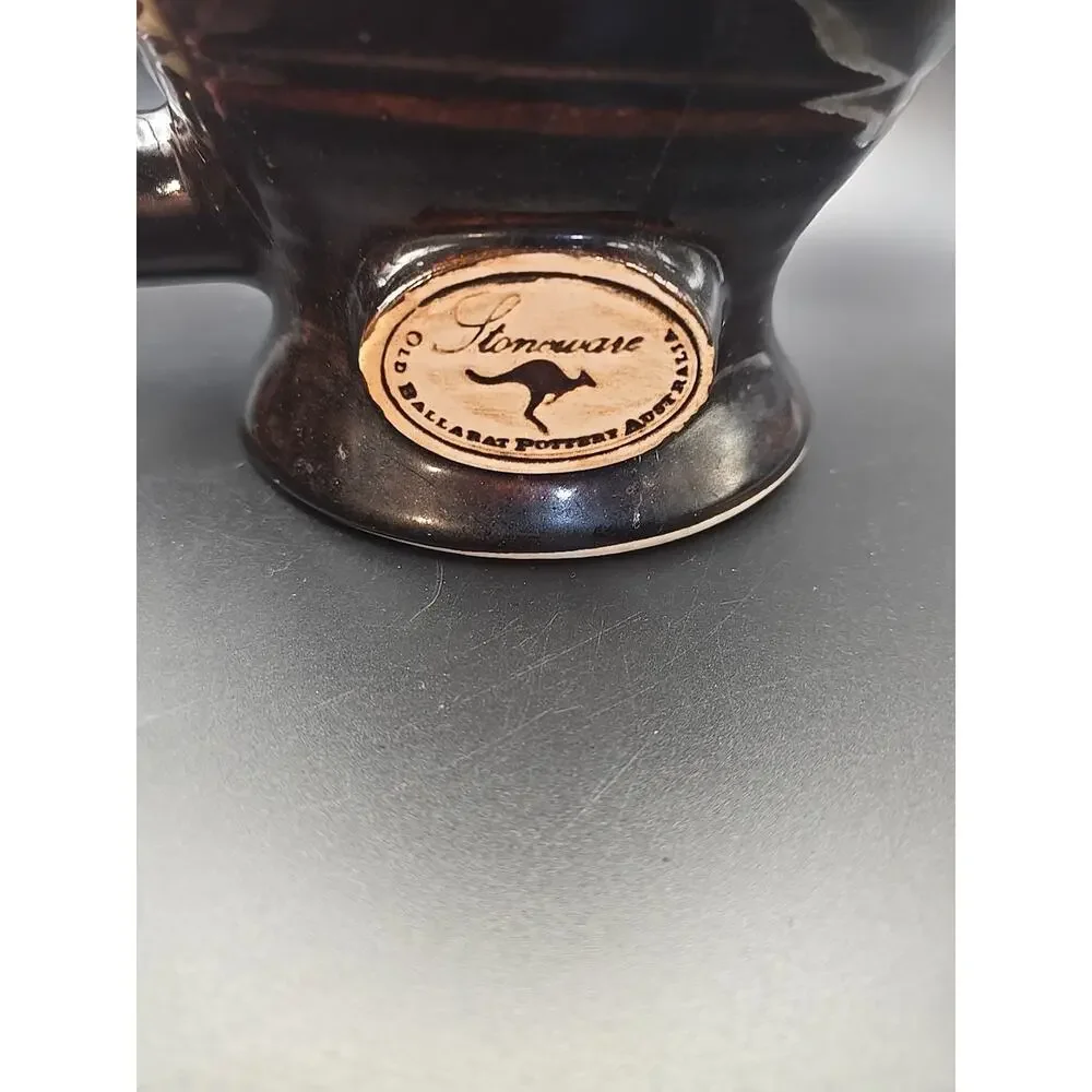 Vintage Australian Stoneware OLD BALLARAT POTTERY Decanter - approx 13 inches